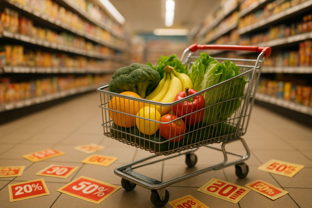 Boodschappen besparen met aanbiedingen