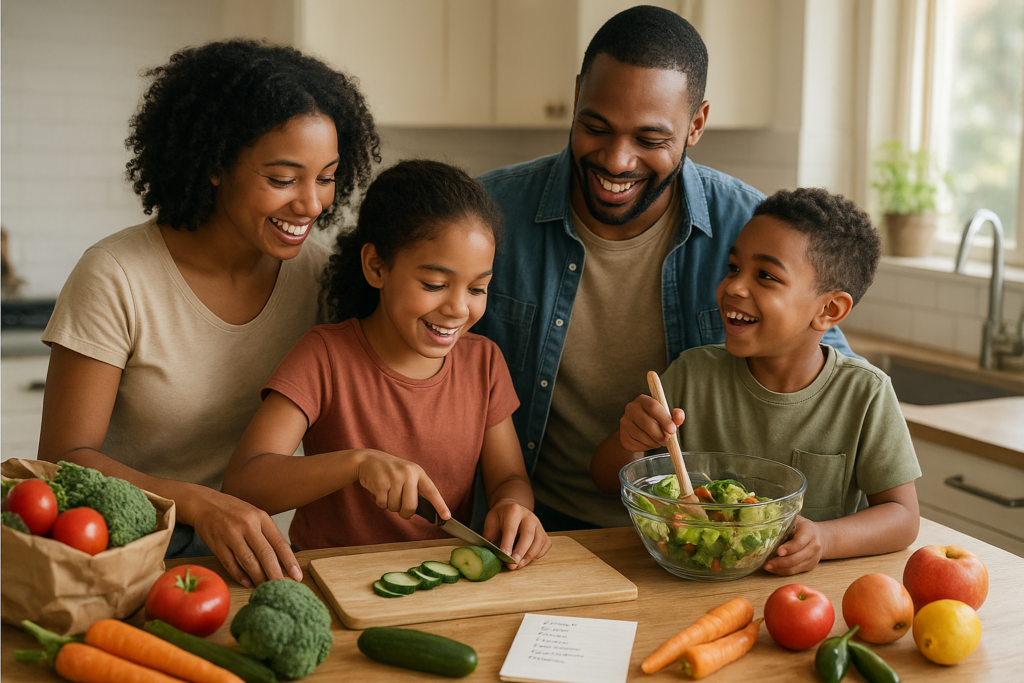Besparen op boodschappen met gezin