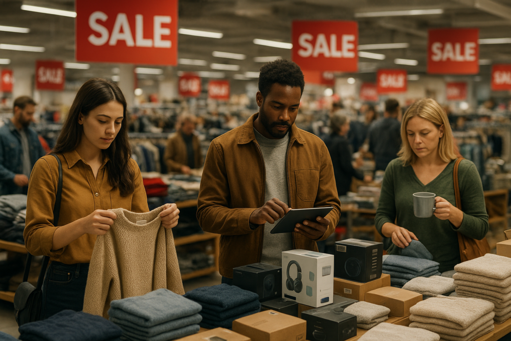 Besparen met sale en acties